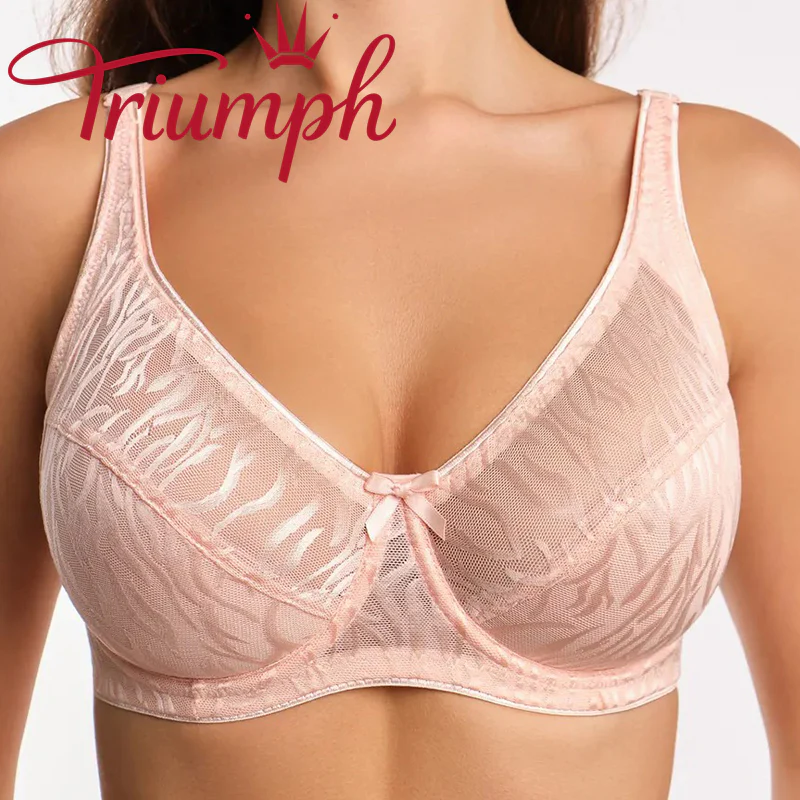 Triumph® 3 ks💖50% sleva✨Podprsenka s kosticemi bez stlačení, hladká [65A-120H]