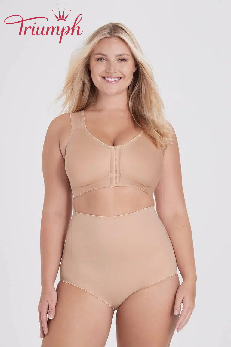 Triumph - 4-częściowy komplet 🔥 Biustonosz Nova zapinany z przodu