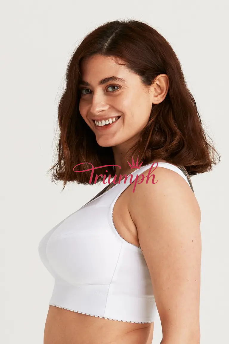 Triumph - (3 ks) Aktivní podprsenka Simplex z bavlny