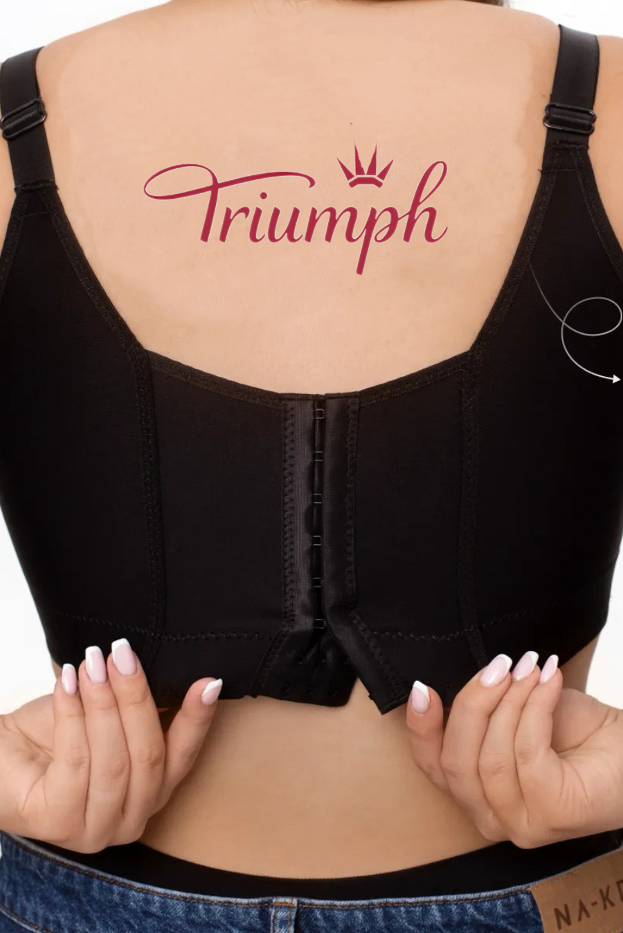 Triumph - balení 3 kusů. 🥇Hladká a bezešvá push-up podprsenka