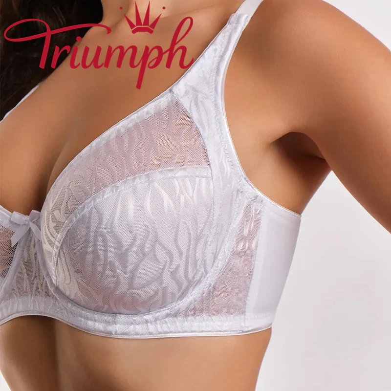 Triumph® 3 ks💖50% sleva✨Podprsenka s kosticemi bez stlačení, hladká [65A-120H]