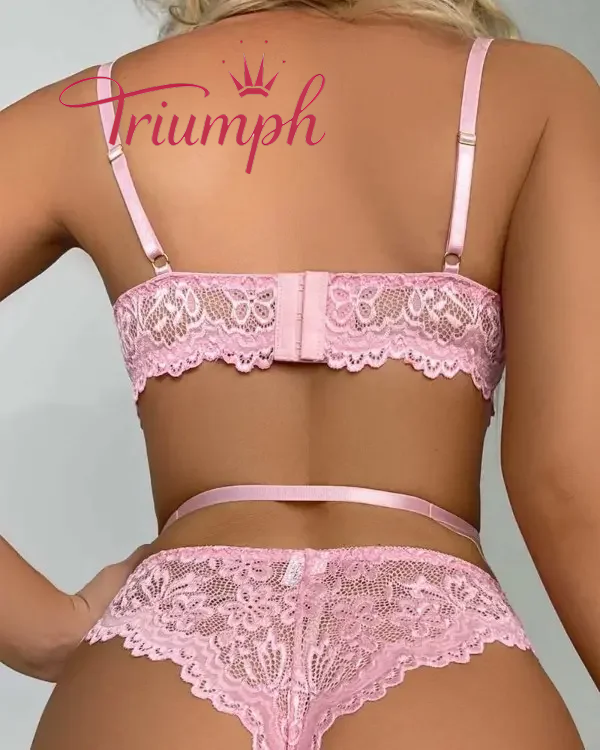 Triumph - Heart Decor Krajkový podvazek Bustier Set