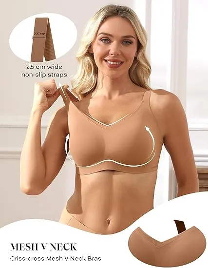 💃Triumph - (4 sztuki) Biustonosz Geometria Plus Size