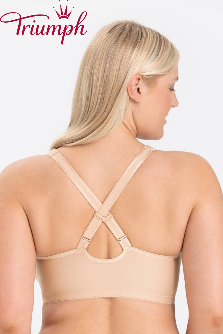   Triumph - 3 dílná sada 🔥 Podprsenka Broderie Anglaise s předním zapínáním