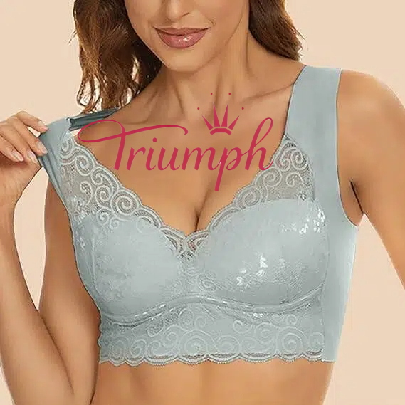 Triumph - 3 kusy 🔥Podprsenky bez kostic s push-up efektem, plné zakrytí zad, vysoká opora, liftingové podprsenky