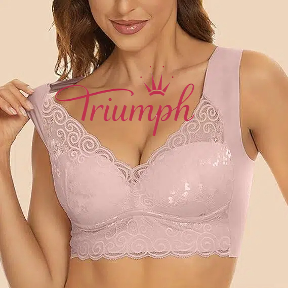 Triumph - 3 kusy 🔥Podprsenky bez kostic s push-up efektem, plné zakrytí zad, vysoká opora, liftingové podprsenky