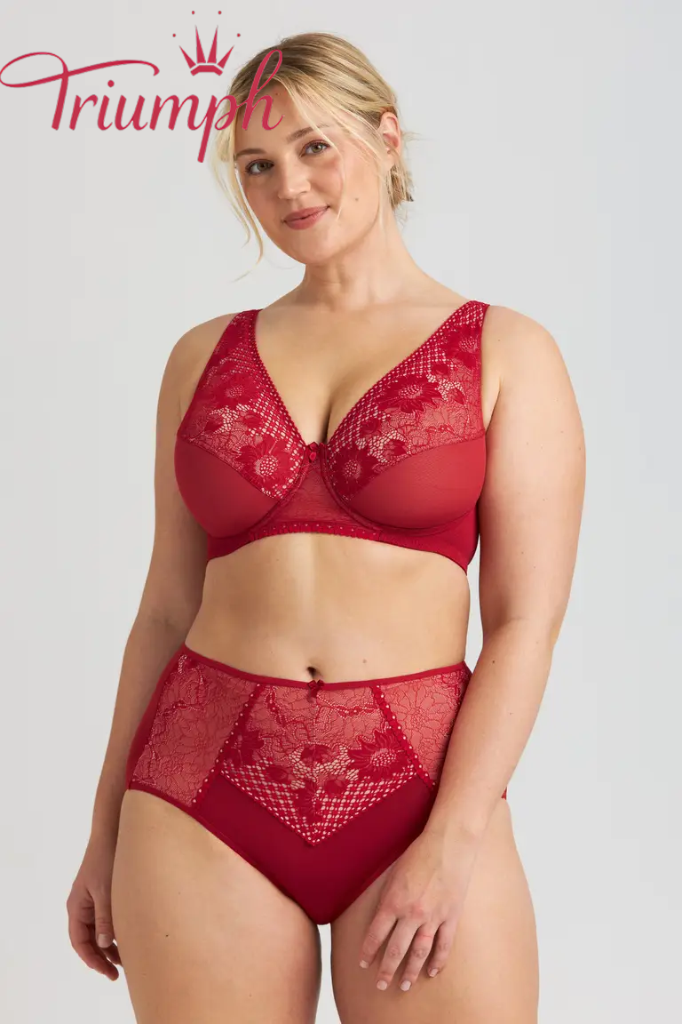 TRIUMPH - 3 piese (75A-110F) 💝Sutien Lace Charm✨