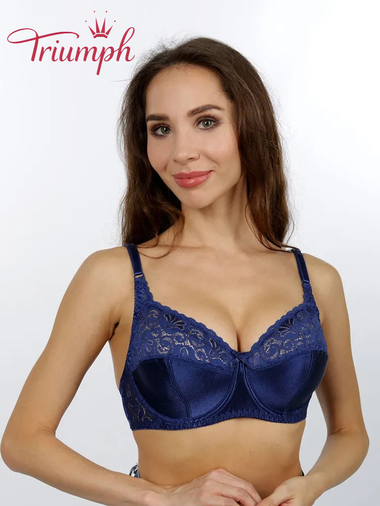 Triumph® 3 ks💖50% sleva✨🔥Podprsenka s elastickou krajkou a panely [65A-120H]