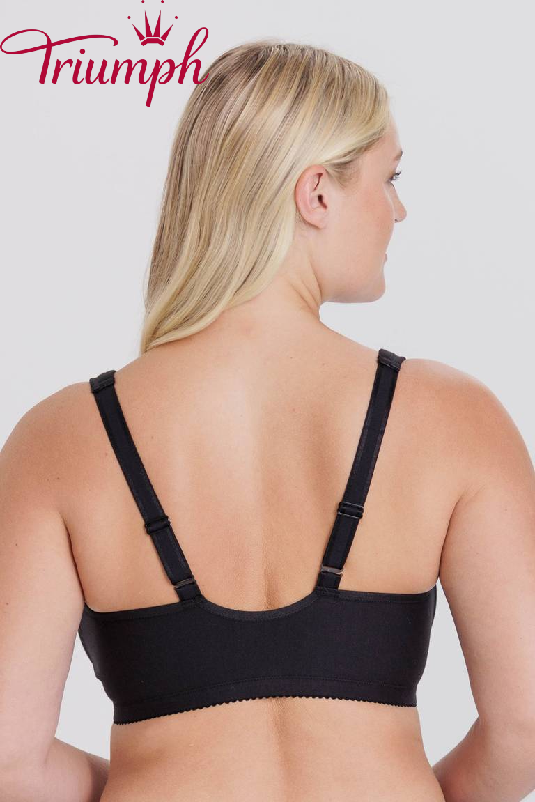   Triumph - 3 dílná sada 🔥 Podprsenka Broderie Anglaise s předním zapínáním