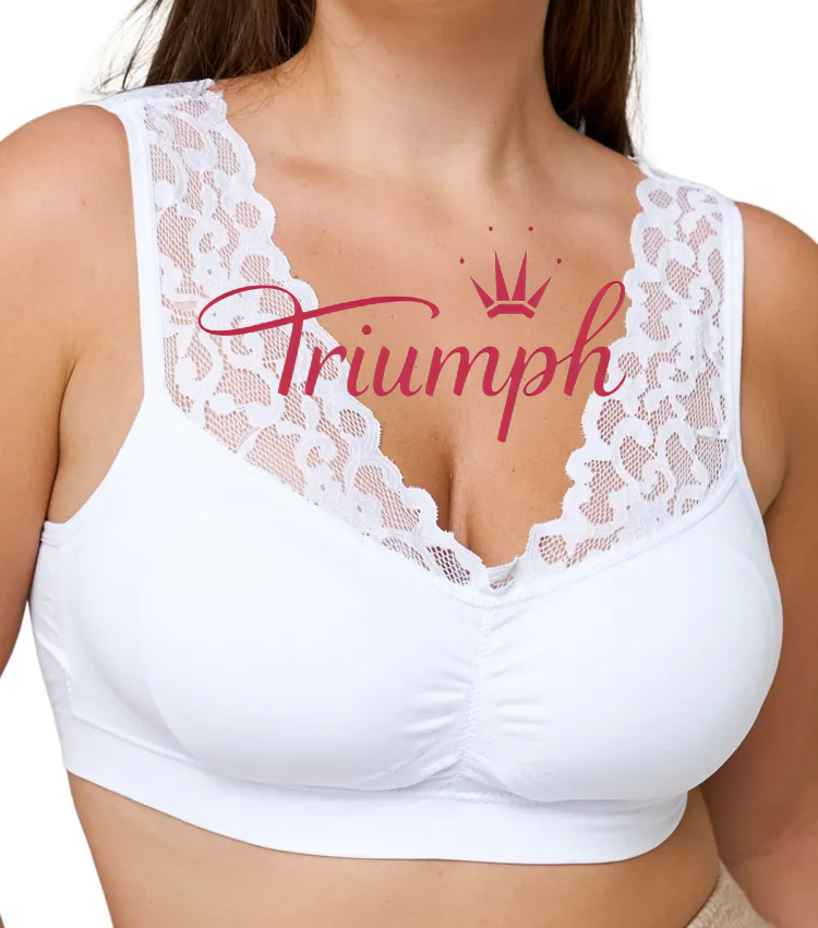 Triumph® 3 ks💖50% sleva✨Krajková podprsenka bez kostic [65A-120H]