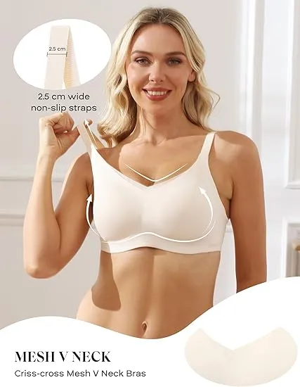 💃Triumph - (4 sztuki) Biustonosz Geometria Plus Size