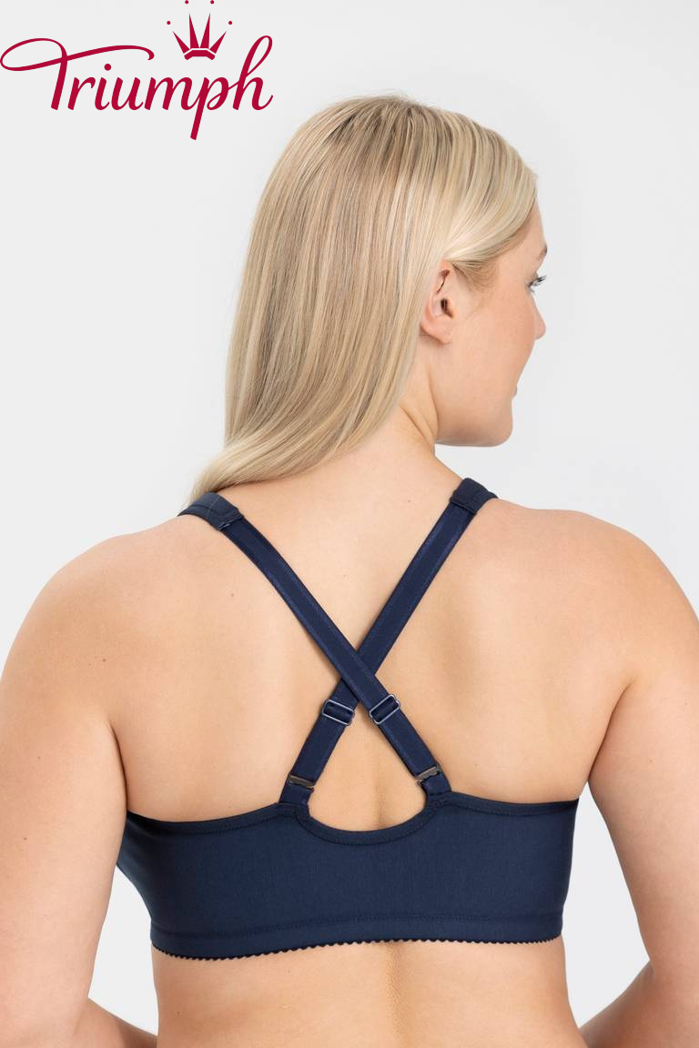   Triumph - 3 dílná sada 🔥 Podprsenka Broderie Anglaise s předním zapínáním