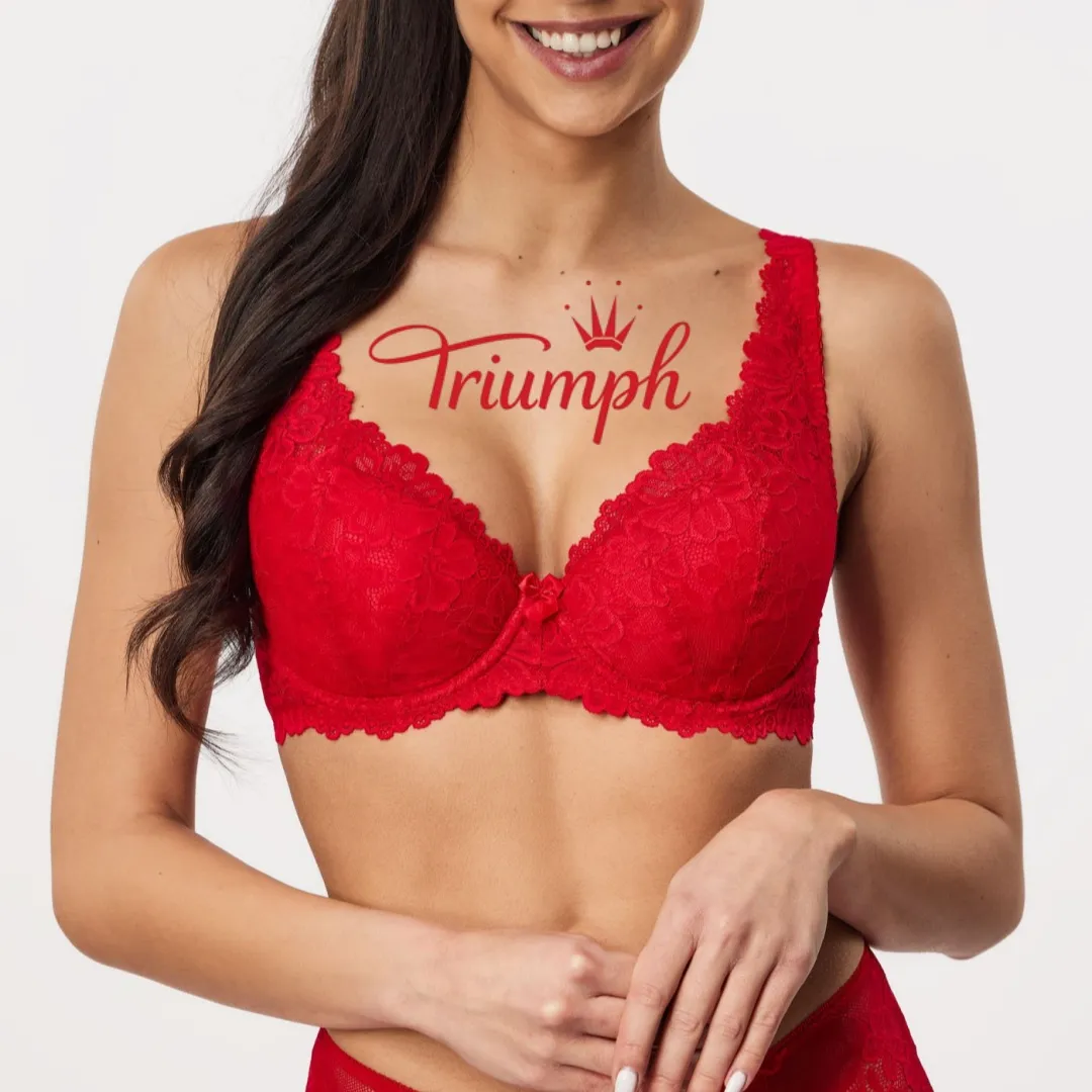 Triumph -【Kupte 1 a získáte 2 zdarma】Podprsenka s krajkovým lemem