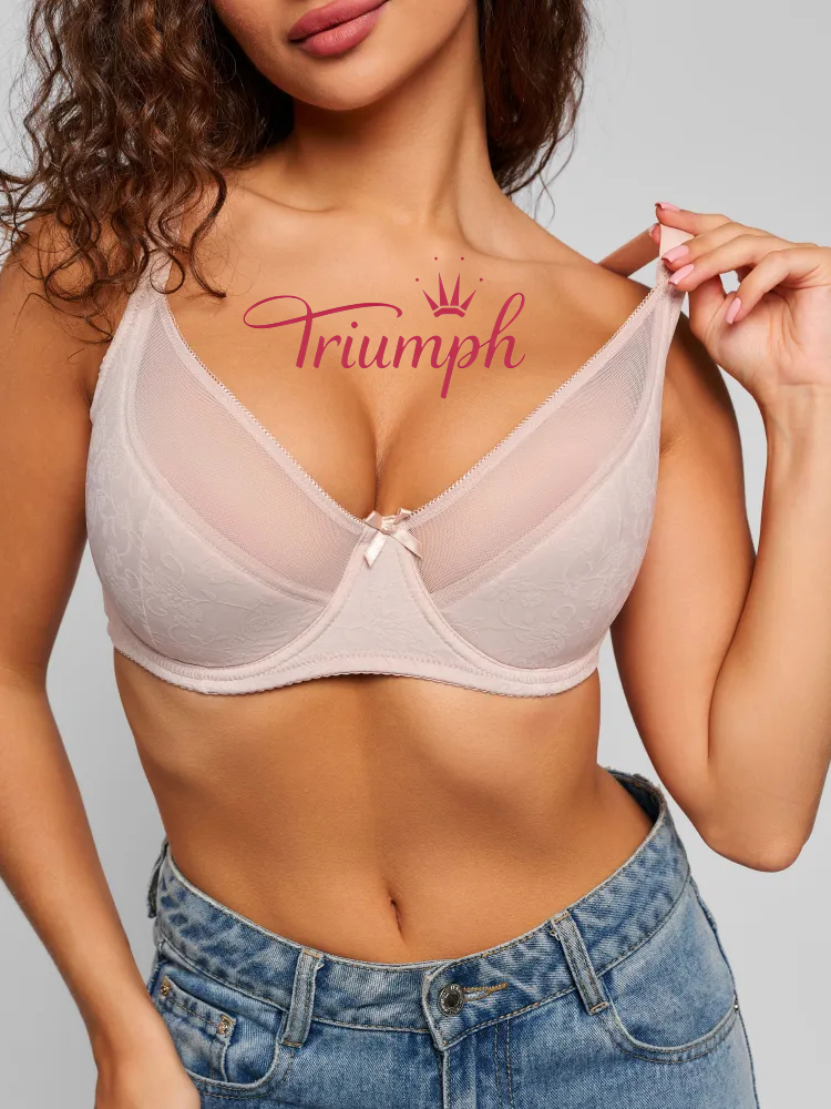 Triumph® 3 ks💖50% sleva✨Podprsenka Dámská podprsenka velkých velikostí bez pěny [65A-120H]