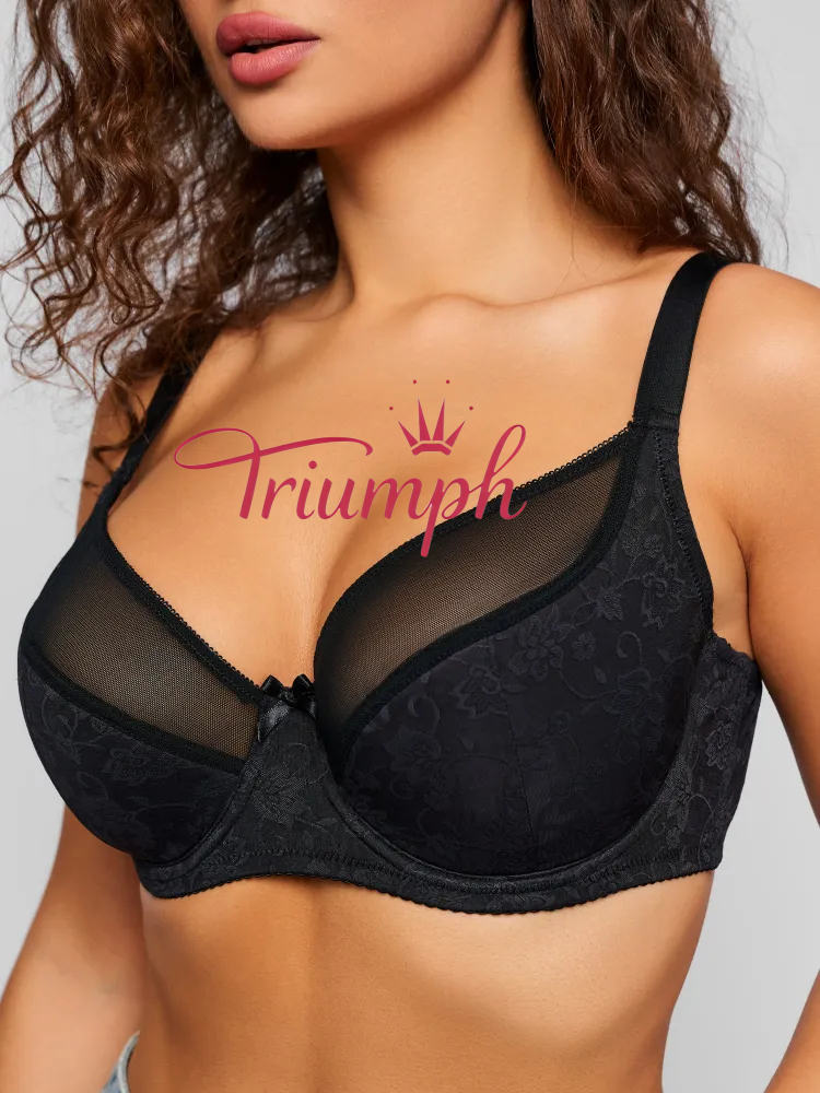 Triumph® 3 ks💖50% sleva✨Podprsenka Dámská podprsenka velkých velikostí bez pěny [65A-120H]