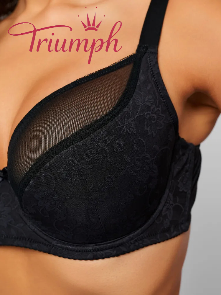 Triumph® 3 ks💖50% sleva✨Podprsenka Dámská podprsenka velkých velikostí bez pěny [65A-120H]