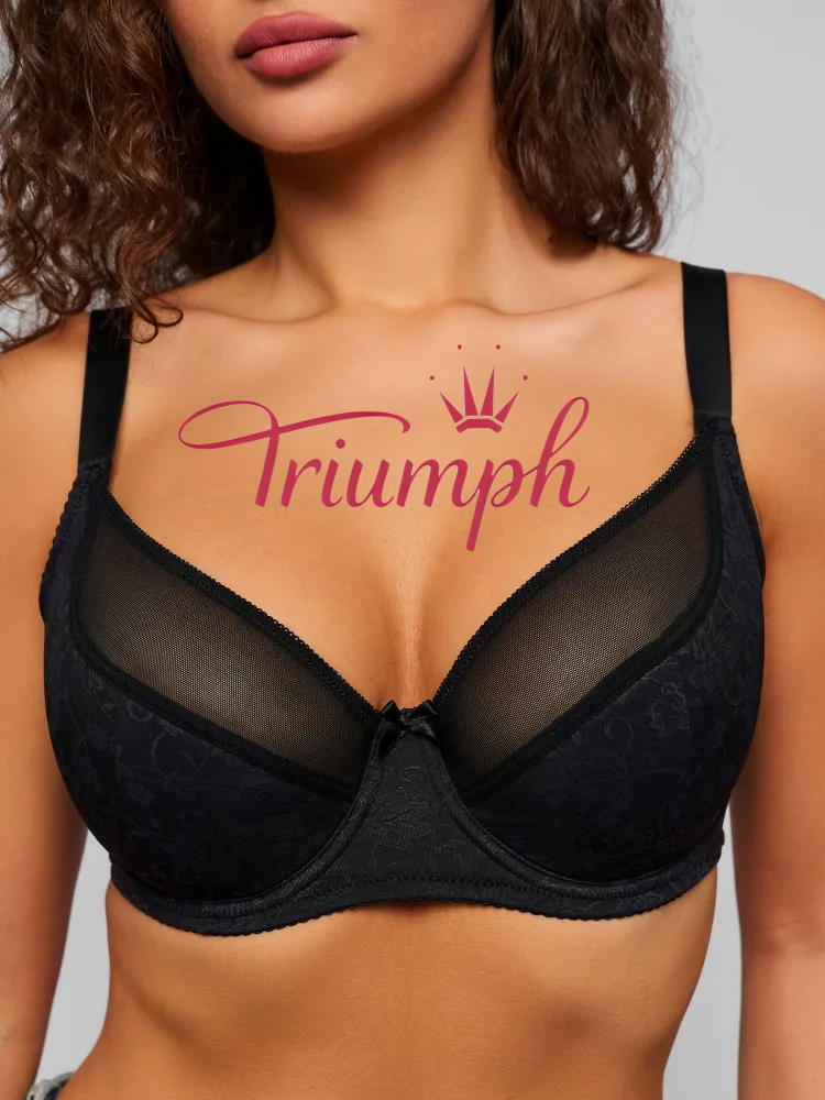 Triumph® 3 ks💖50% sleva✨Podprsenka Dámská podprsenka velkých velikostí bez pěny [65A-120H]
