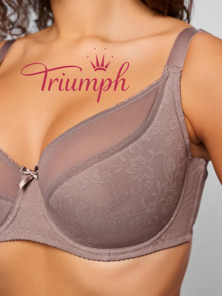 Triumph® 3 ks💖50% sleva✨Podprsenka Dámská podprsenka velkých velikostí bez pěny [65A-120H]