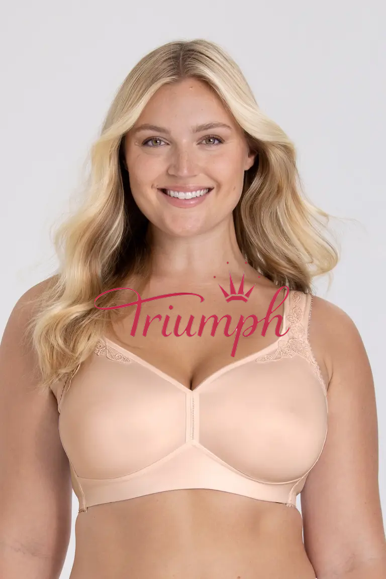 Triumph - (3 ks) 18hodinová prodyšná chladivá bezdrátová podprsenka