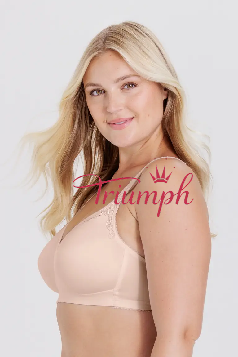 Triumph - (3 ks) 18hodinová prodyšná chladivá bezdrátová podprsenka