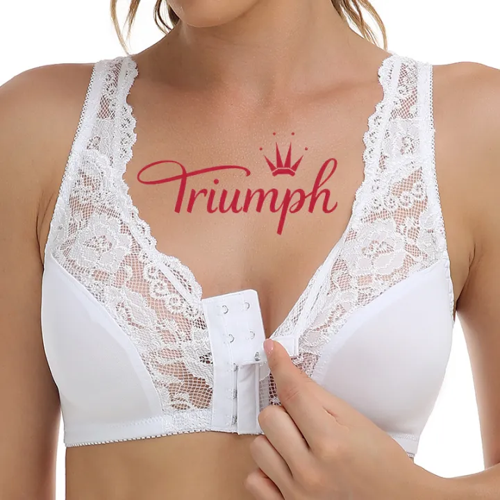 Triumph - Krajková podprsenka s předním zapínáním bez kostice