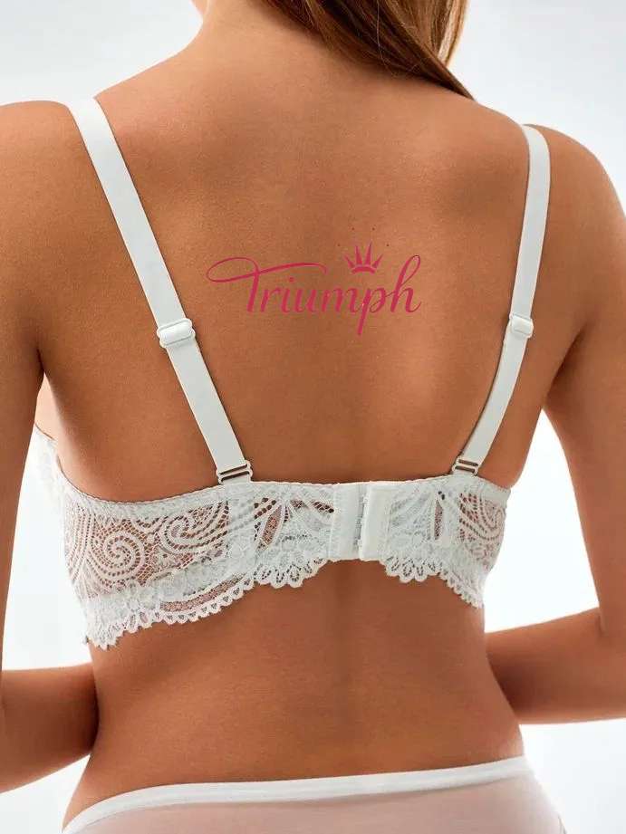 Triumph® 4 sztuki💖50% zniżki✨Koronkowy biustonosz Plus Size Głęboki V[65A-120H]