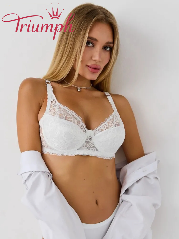 Triumph® 3 ks💖50% sleva✨🔥Krajková podprsenka velké velikosti [65A-120H]