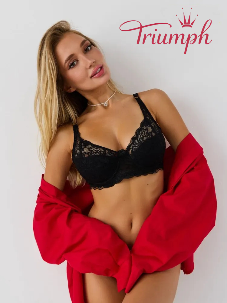 Triumph® 3 ks💖50% sleva✨🔥Krajková podprsenka velké velikosti [65A-120H]