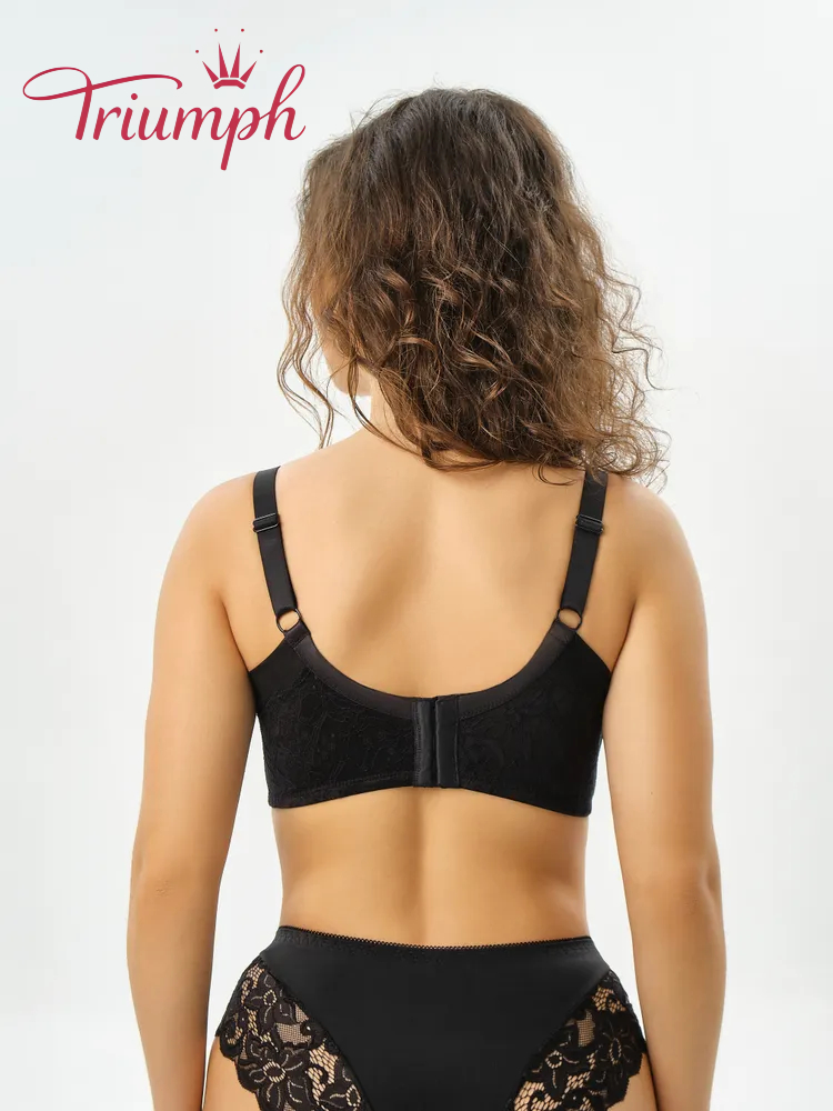 Triumph® 4 sztuki💖50% zniżki✨Bielizna koronkowa haftowana w dużych rozmiarach [65A-120H]