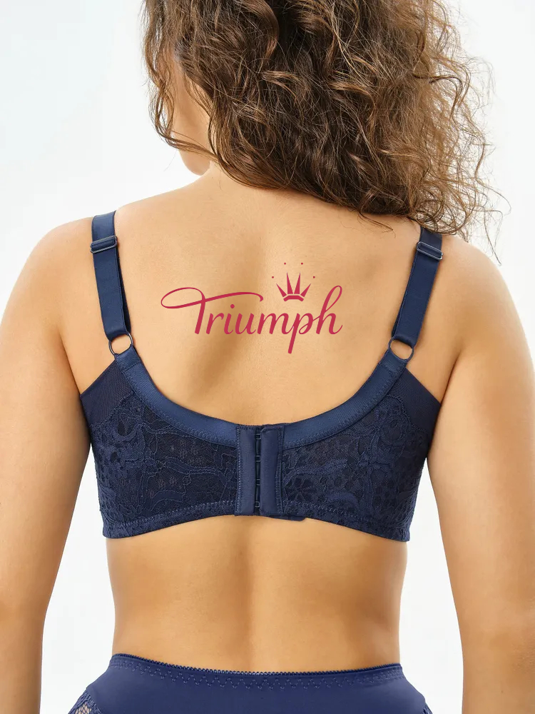 Triumph® 4 sztuki💖50% zniżki✨Bielizna koronkowa haftowana w dużych rozmiarach [65A-120H]