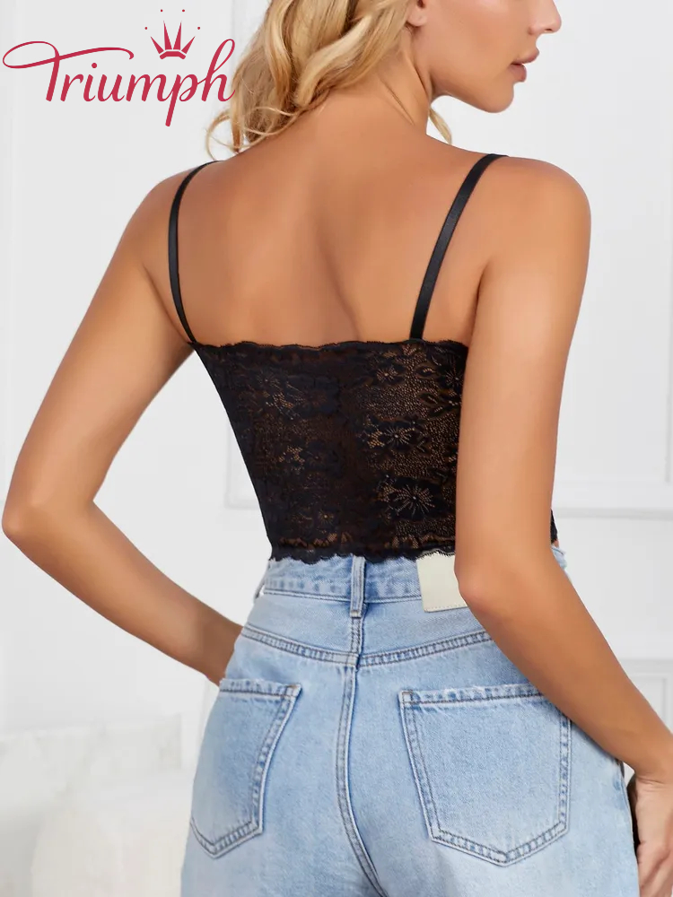 Triumph - (3 kusy) Vysoce elastická krajková podprsenka