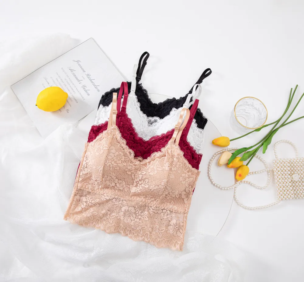 Triumph - (3 kusy) Vysoce elastická krajková podprsenka