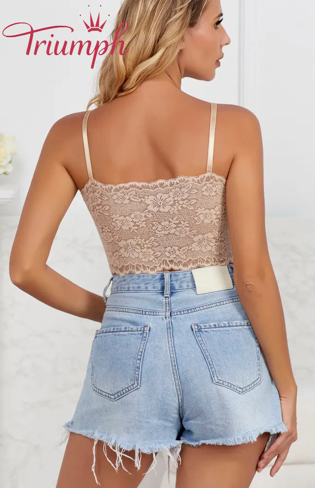 Triumph - (3 kusy) Vysoce elastická krajková podprsenka