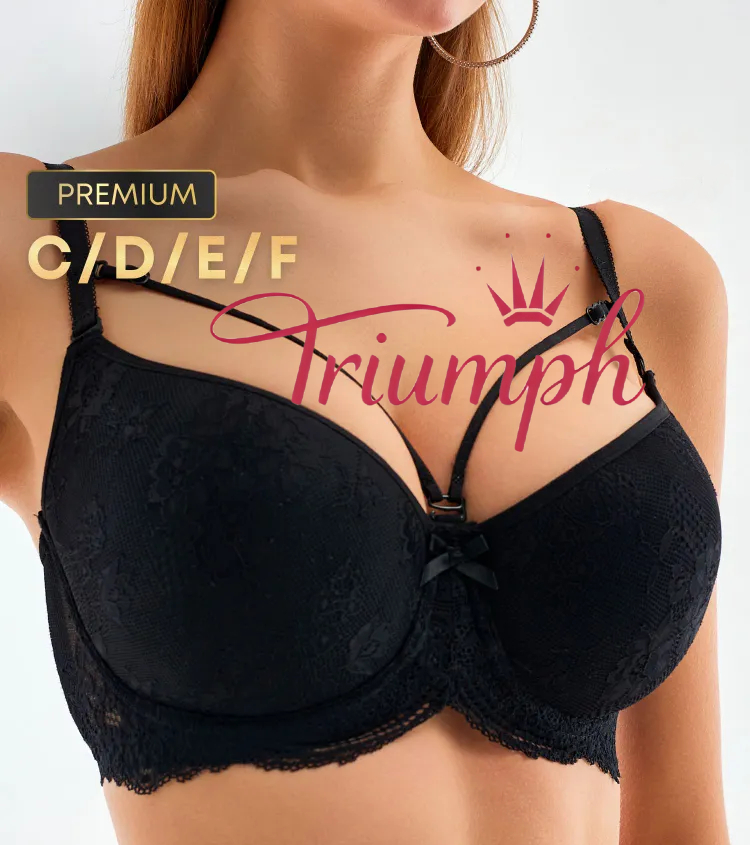 Triumph® 3 ks💖50% sleva✨Sexy krajková strečová prodyšná podprsenka [65A-120H]