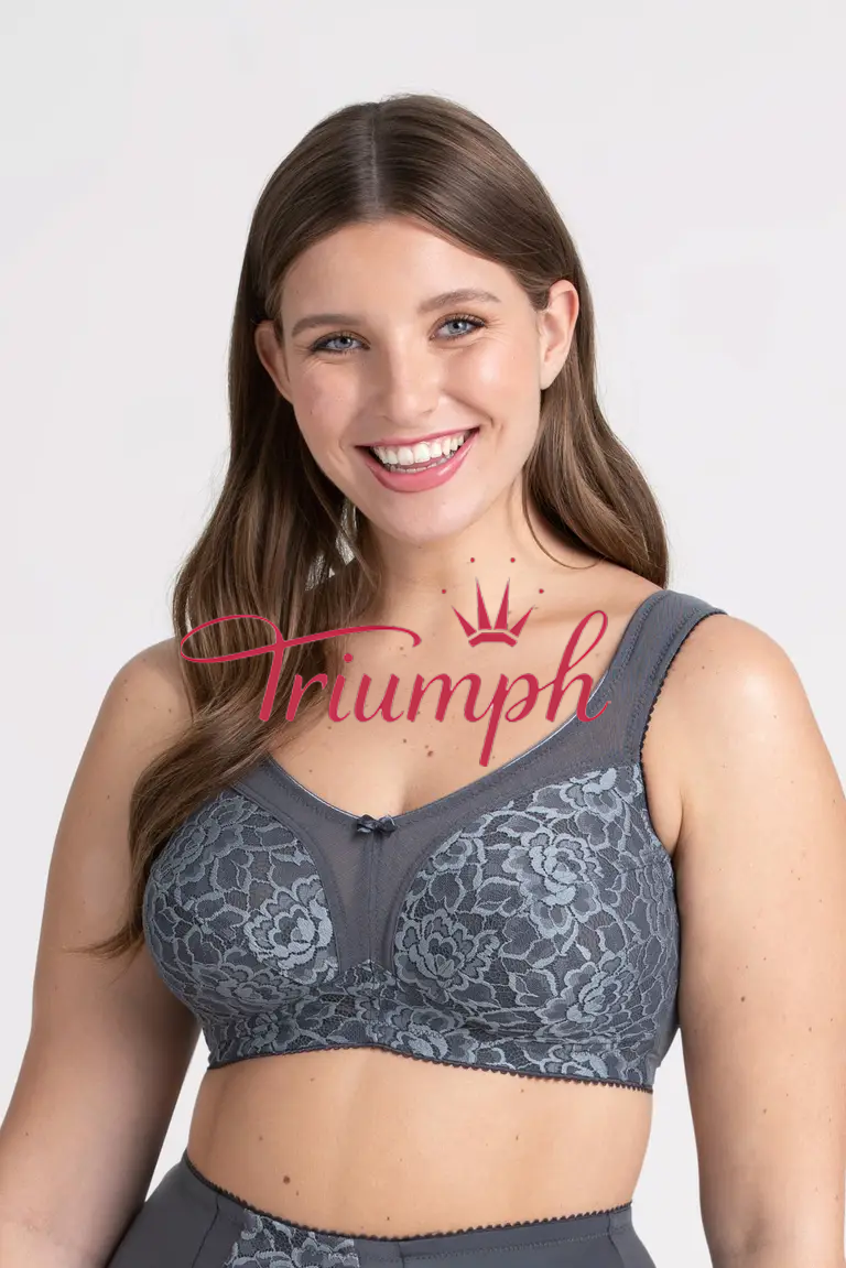 Triumph - (3 ks) bezdrátová podprsenka přizpůsobená pro velké poprsí
