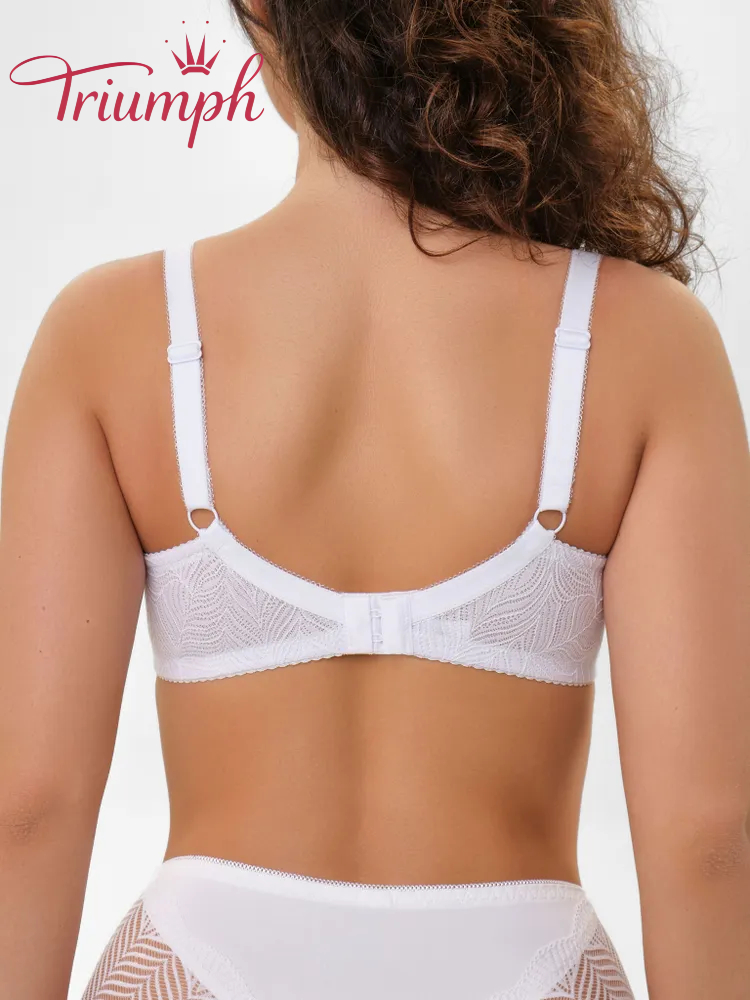 Triumph® 3 ks💖50% sleva✨Podprsenka s potiskem a krajkou bez kostic [65A-120H]