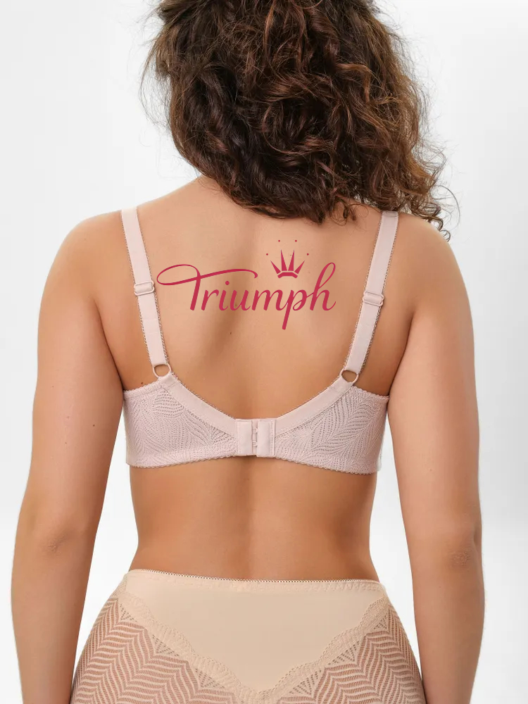 Triumph® 3 ks💖50% sleva✨Podprsenka s potiskem a krajkou bez kostic [65A-120H]