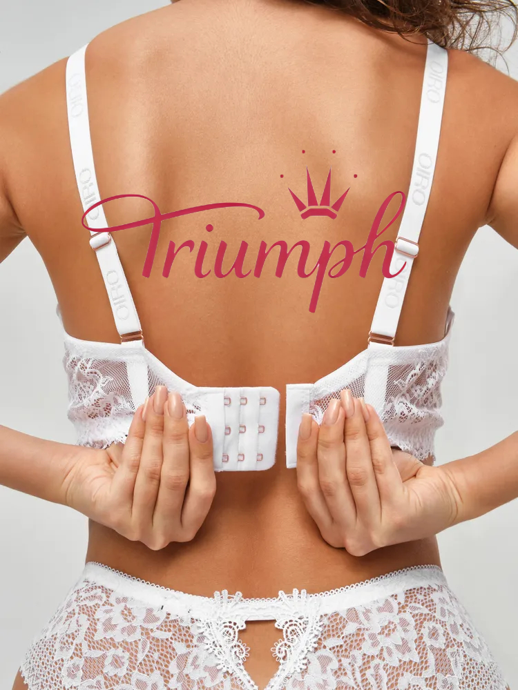 Triumph - 3 kusy 🔥Podprsenka s krajkovými panely pro větší velikosti 2025