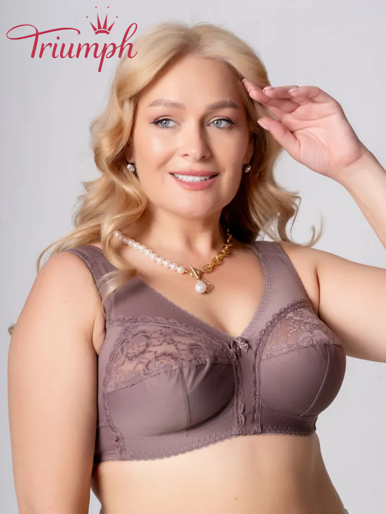 Triumph - 4-częściowy komplet 🔥 Biustonosz bez fiszbin