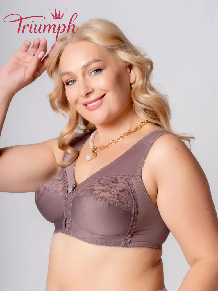 Triumph - 4-częściowy komplet 🔥 Biustonosz bez fiszbin