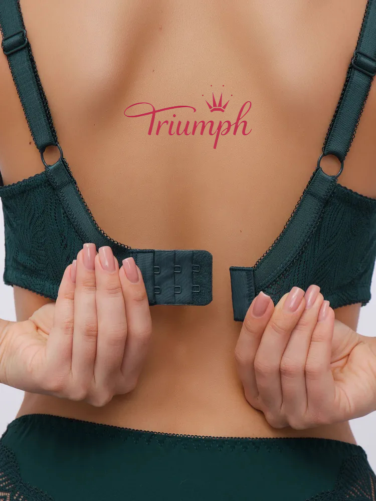 Triumph® 3 ks💖50% sleva✨Podprsenka s potiskem a krajkou bez kostic [65A-120H]