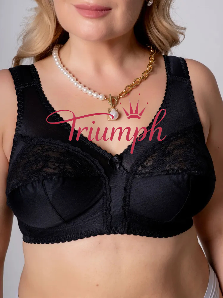 Triumph - 4-częściowy komplet 🔥 Biustonosz bez fiszbin