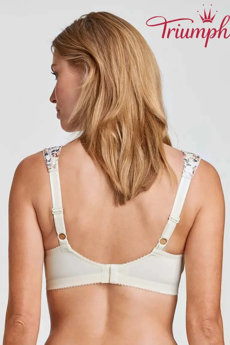 Triumph - 3 kusy 🎀 Krajková květinová podprsenka