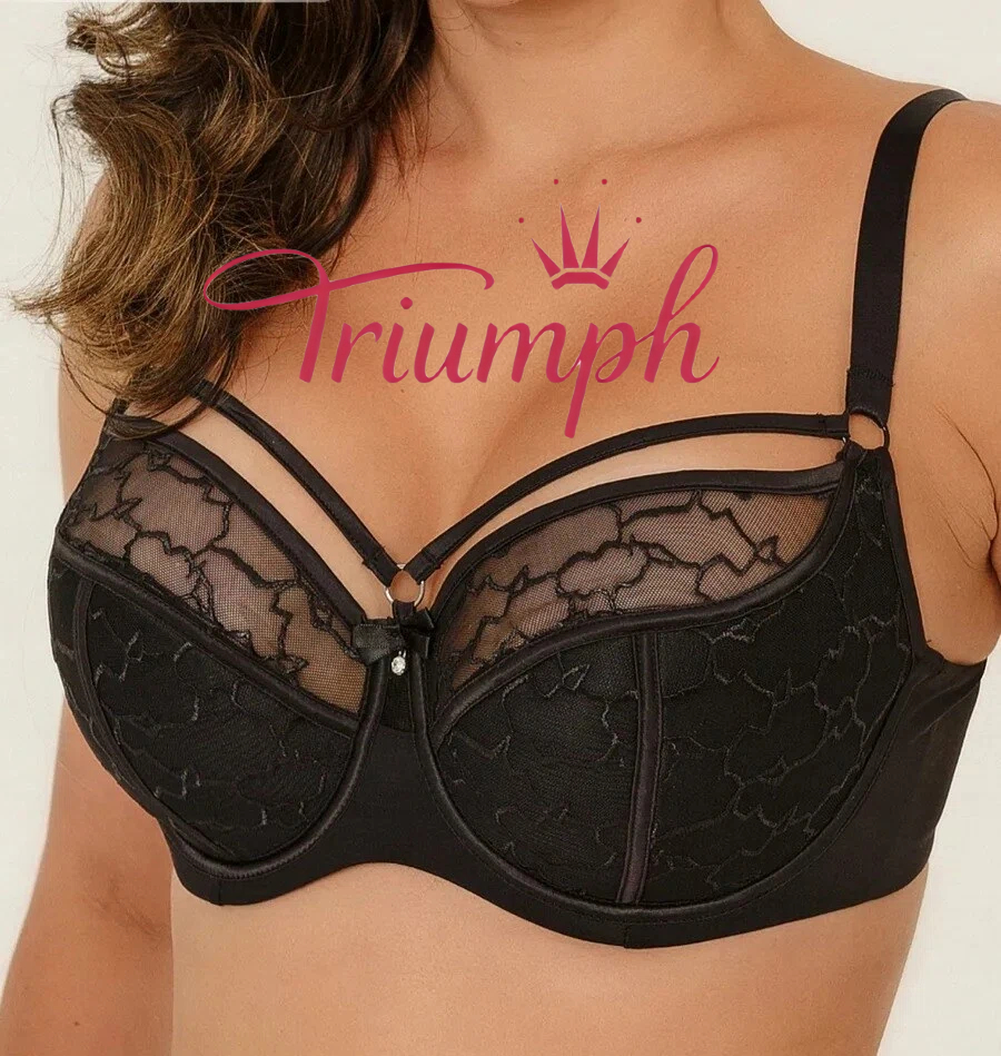 Triumph - 3 kusy. 🔥Sexy krajková podprsenka pro plnoštíhlé ženy