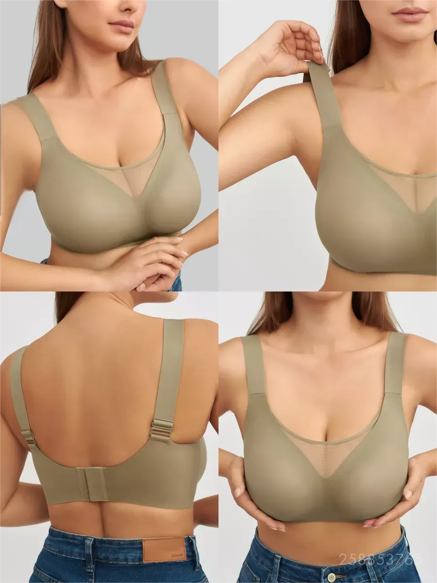 🎀 [3 sztuki 125 zł] 3 sztuki💝Wygodne biustonosze bez fiszbin✨✨