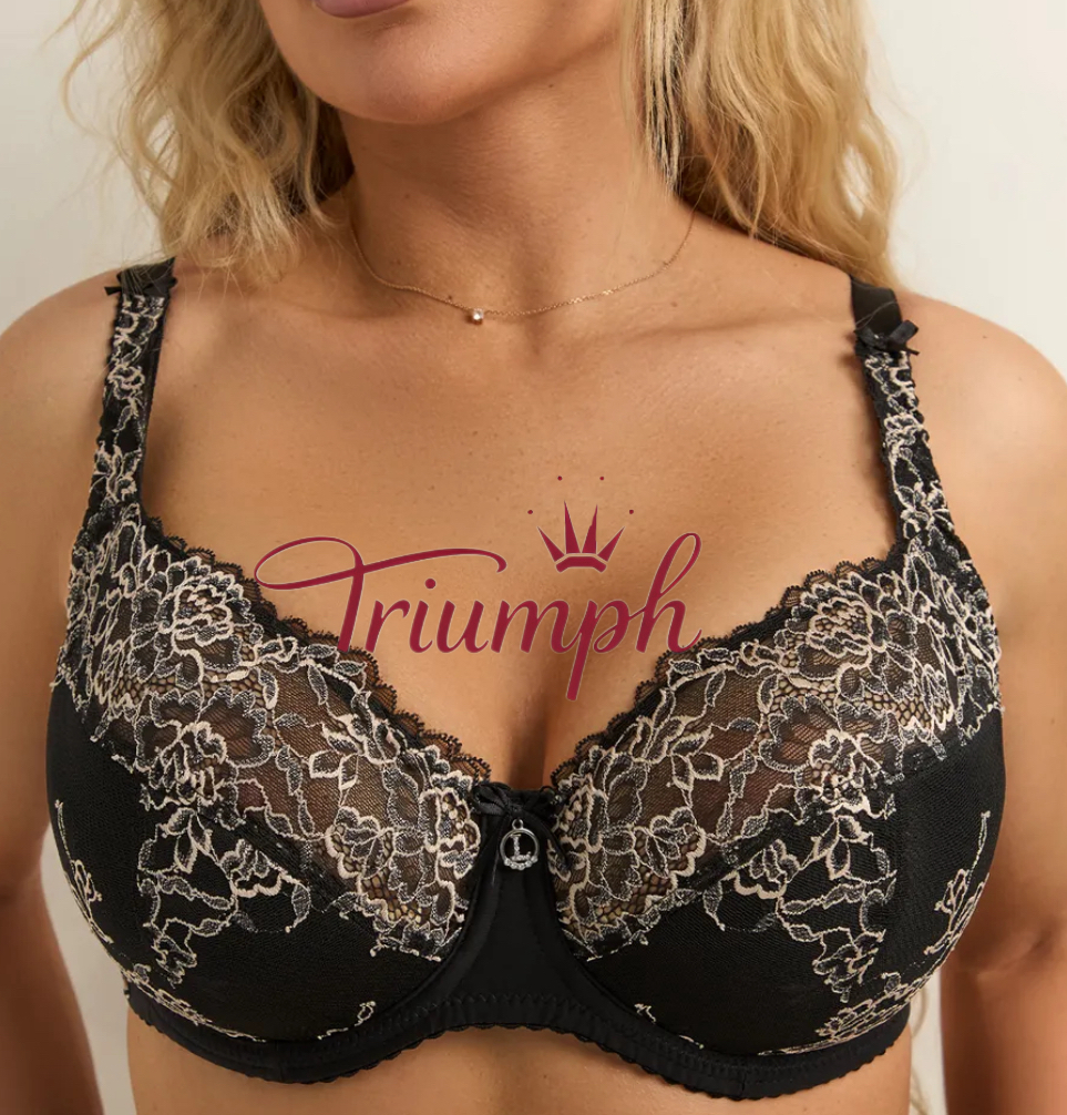 Triumph - 3 kusy. 🔥Krajková pohodlná sexy podprsenka