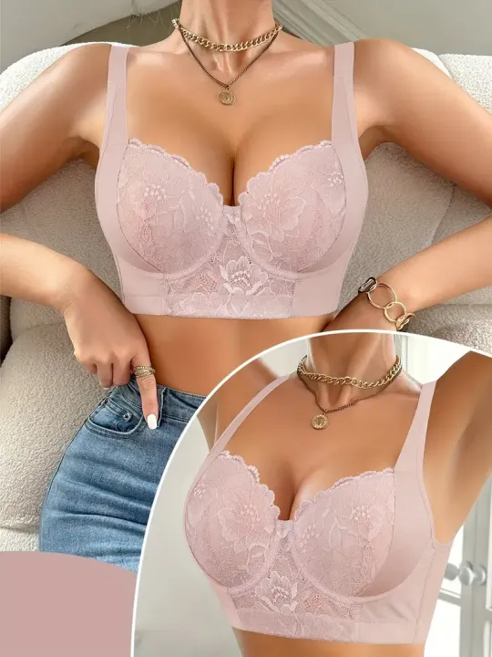 Triumph®👑4-dielna podprsenka✨✨70% zľava💝pohodlná kvetinová vyšívaná podprsenka, väčšie veľkosti [65A–120H]