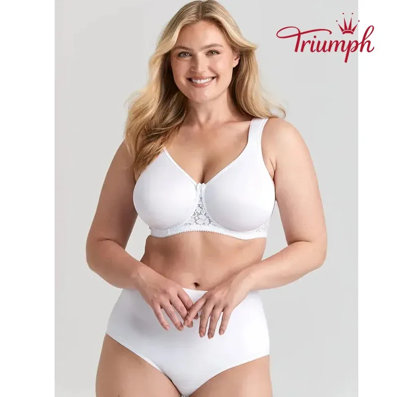 Triumph - 3 kusy✨2025 Romantická podprsenka bez kostic