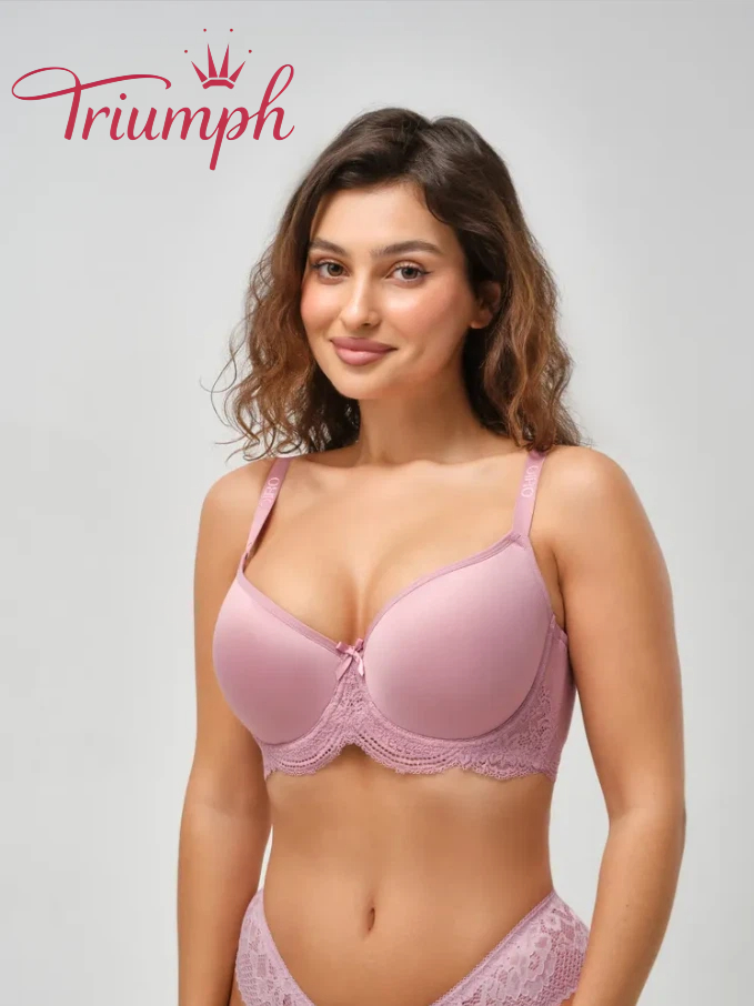 Triumph - 3 kusy 🔥Podprsenka s krajkovými panely pro větší velikosti 2025
