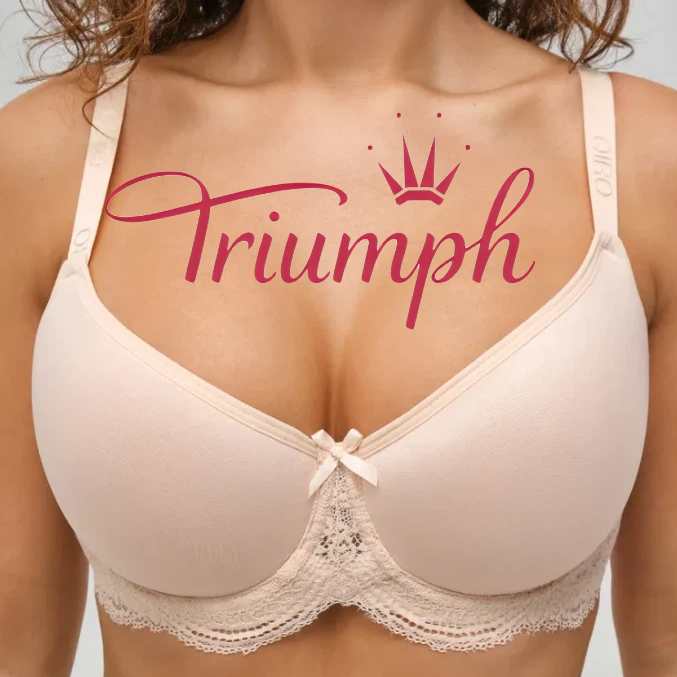 Triumph - 3 kusy 🔥Podprsenka s krajkovými panely pro větší velikosti 2025